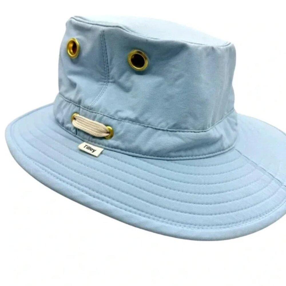 TILLEY Light Blue Hat Size L or 7 1/2